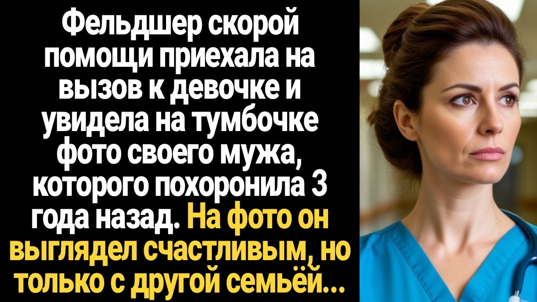 ИСТОРИИ ИЗ ЖИЗНИ/Фельдшер скорой помощи приехал на вызов и увидела фото своего мужа на тумбочке с смотреть онлайн