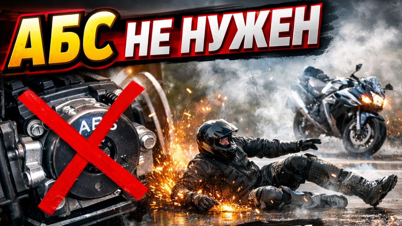 Тупость про АБС на мотоцикле Тупость про АБС на мотоцикле