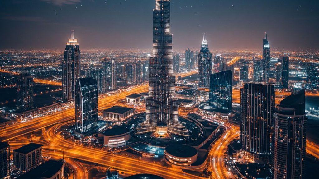 Burj Khalifa, Dubai, Бурдж-Халифа Дубай, ночной Дубай смотреть онлайн