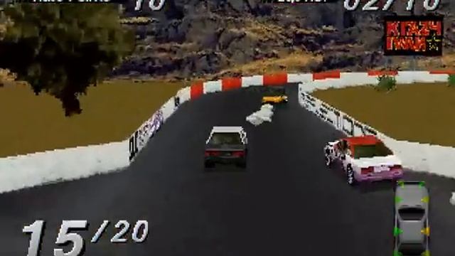 Destruction Derby (1995) [Sega Saturn] смотреть онлайн