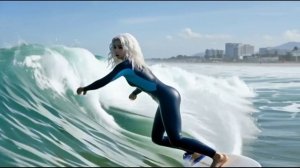 Барби на серфинге