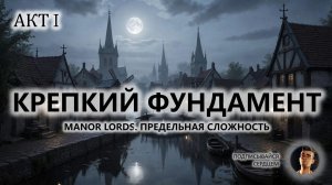 ⚔️КРЕПКИЙ ФУНДАМЕНТ I №1 I Manor Lords. ПРЕДЕЛЬНАЯ СЛОЖНОСТЬ
