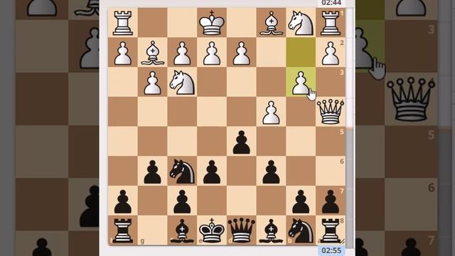 Гениально выиграл за 10 ходов в начале партии черными смотреть онлайн