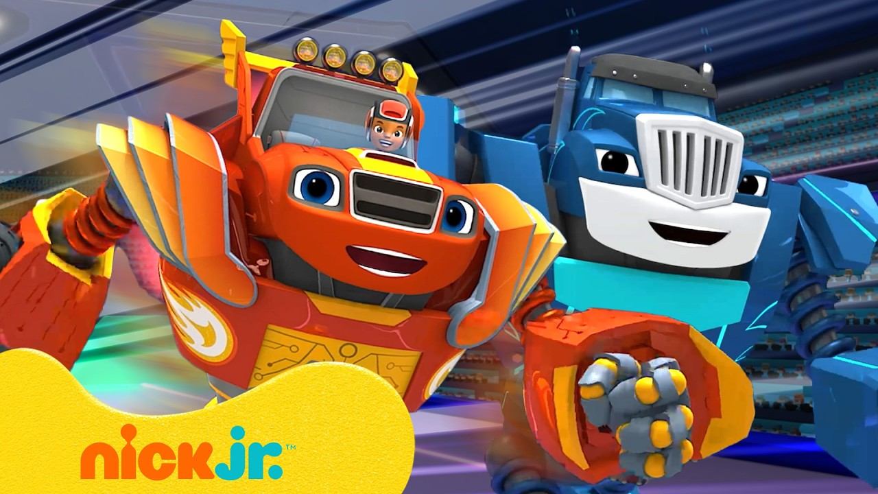 Вспыш и чудо-машинки | Блейз использует СИЛУ РОБОТА в миссиях! ⚽️ #2 | 3 ЧАСА | Nick Jr. Cyrillic смотреть онлайн