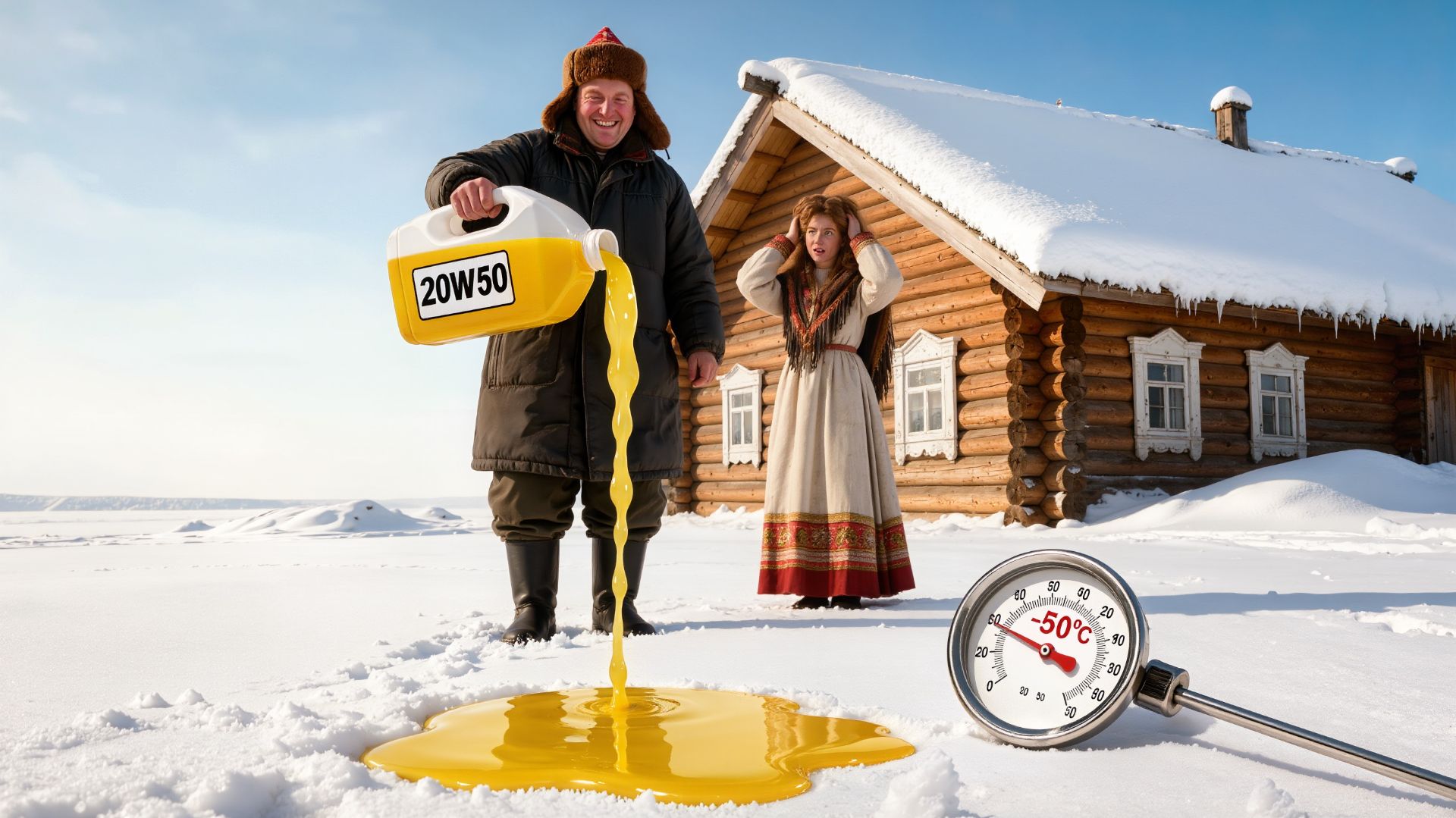 Не верь глазам! Главная ошибка гаражных тестов на морозе ❄️ Заморозка масла в бутылках смотреть онлайн