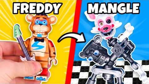 ЛЕГО Распаковываем коробку с персонажами LEGO ПЯТЬ НОЧЕЙ У ФРЕДДИ... смотреть онлайн