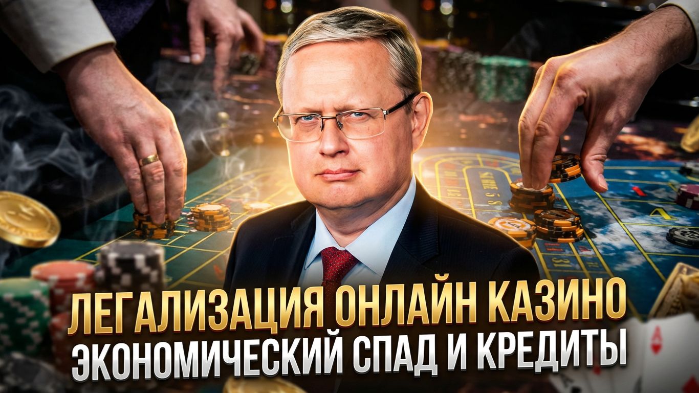 Михаил Делягин | Легализация онлайн казино. Экономический спад и кредиты смотреть онлайн