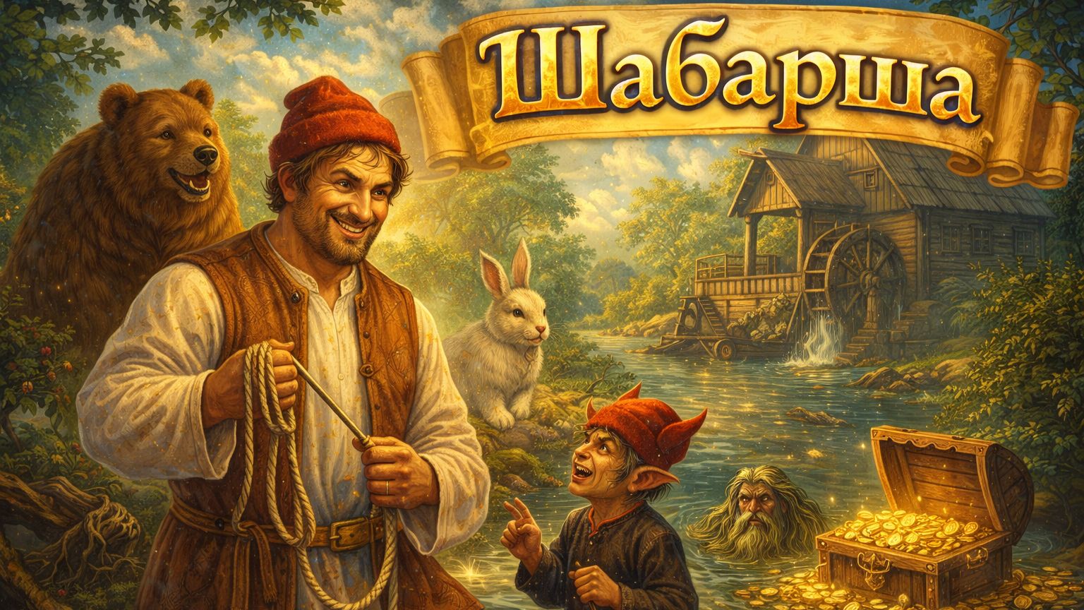 Шабарша — русская народная сказка | Аудиосказка с юмором для всей семьи