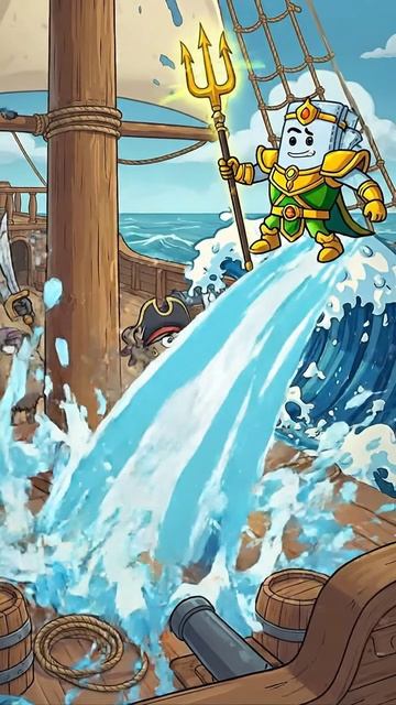 Пиратский корабль vs Умная Салфетка Пиратский корабль vs Умная Салфетка