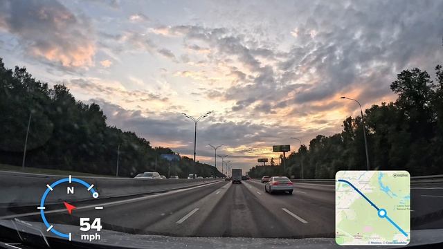 4k Москва — Мытищи. Район Гальяново — Мытищи #roadtraffic