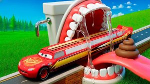 Машинки летают и прыгают! Развивающие мультики Машины помощники. Мультфильмы про машинки