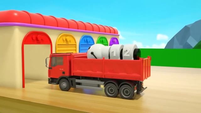 Учим цифры и цвета — часть 16