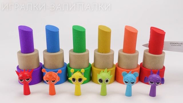 ЛЕПИМ ПОМАДКИ ИЗ КИНЕТИЧЕСКОГО ПЕСКА СО СПРУНКИ ВИДЕО МУЛЬТИКИ ДЛЯ ДЕТЕЙ КАНАЛ ИГРАЛКИ-ЗАЛИПАЛКИ смотреть онлайн