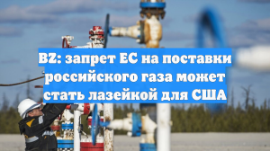 BZ: запрет ЕС на поставки российского газа может стать лазейкой для США