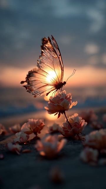 🦋 Бабочки и цветы — дыхание весны и лёгкость природы