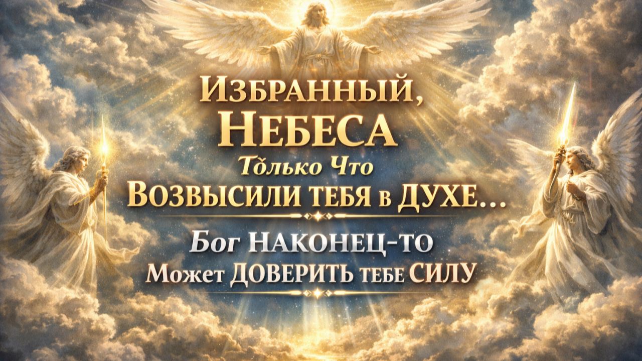 Избранный, НЕБЕСА Только Что ВОЗВЫСИЛИ ТЕБЯ В ДУХЕ… Бог НАКОНЕЦ-ТО Может ДОВЕРИТЬ ТЕБЕ СИЛУ 😳⚡ смотреть онлайн