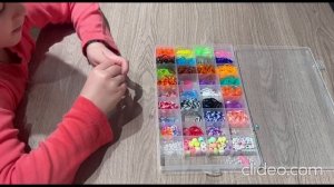 Как плести браслет «Цепочка» из резинок