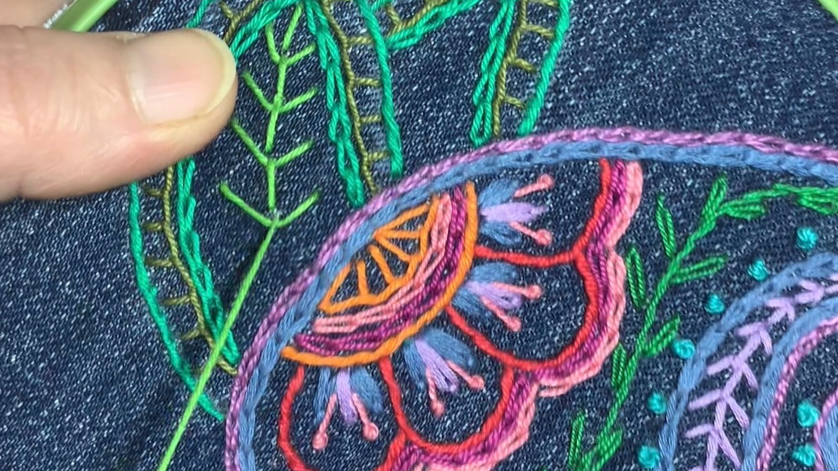 Вышивание крупным планом без секретов! Подходит для новичков! смотреть онлайн