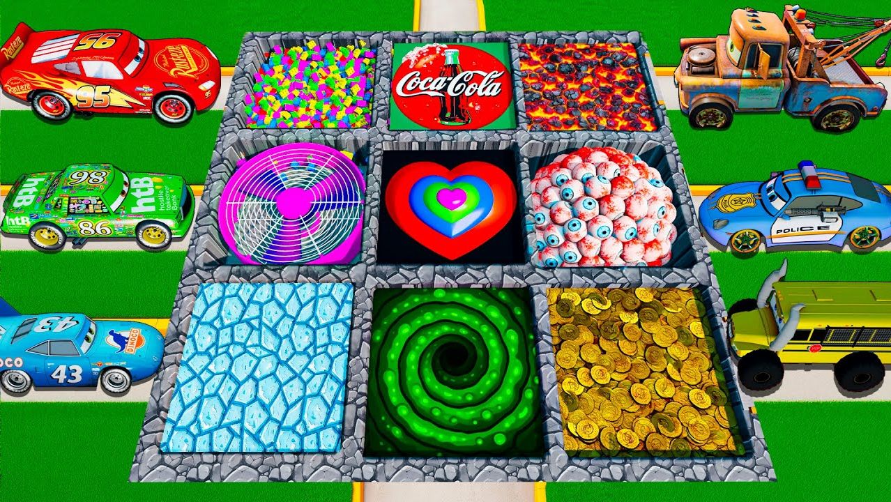 Машинки летают и прыгают! Развивающие мультики Машины помощники. Мультфильмы про машинки смотреть онлайн