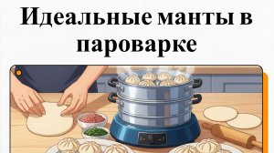 Как приготовить манты в пароварке