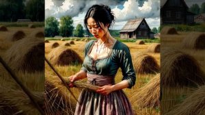 ЯПОНСКАЯ ДЕВУШКА НА СЕНОКОСЕ нейросеть