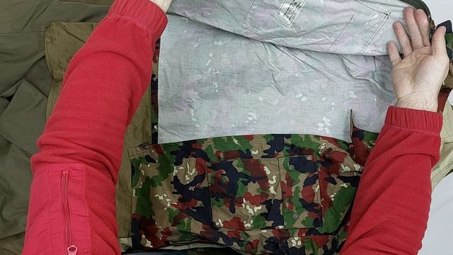 41560 Военная одежда микс, 6пак, Mix Army Clothing, секонд (extra) оптом смотреть онлайн