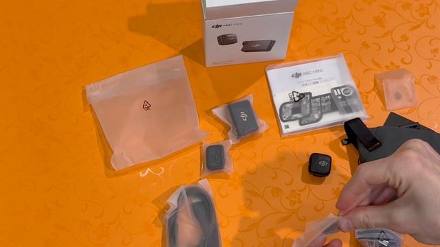 DJI MIC MINI распаковка смотреть онлайн