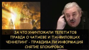✅ Н.Левашов: За что уничтожали телепатов. Правда о Чапаеве и Панфиловцах. Ченнелинг -правда или ложь