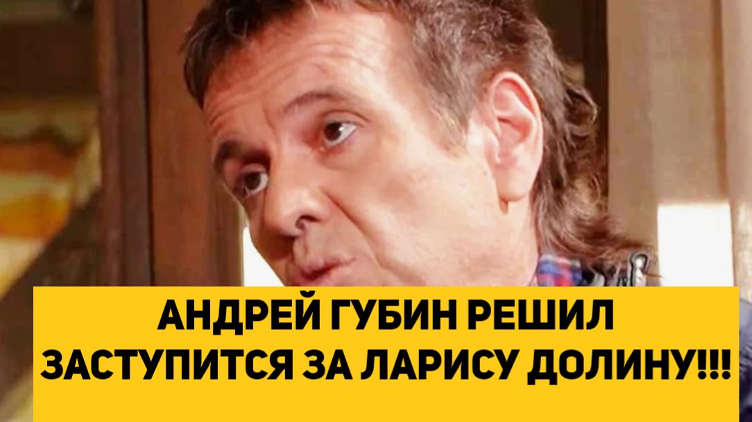 АНДРЕЙ ГУБИН РЕШИЛ ЗАСТУПИТСЯ ЗА ЛАРИСУ ДОЛИНУ!!! смотреть онлайн