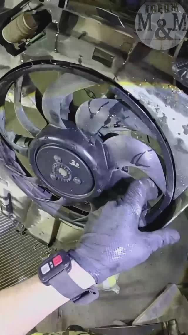 Ремонт диффузора вентилятора