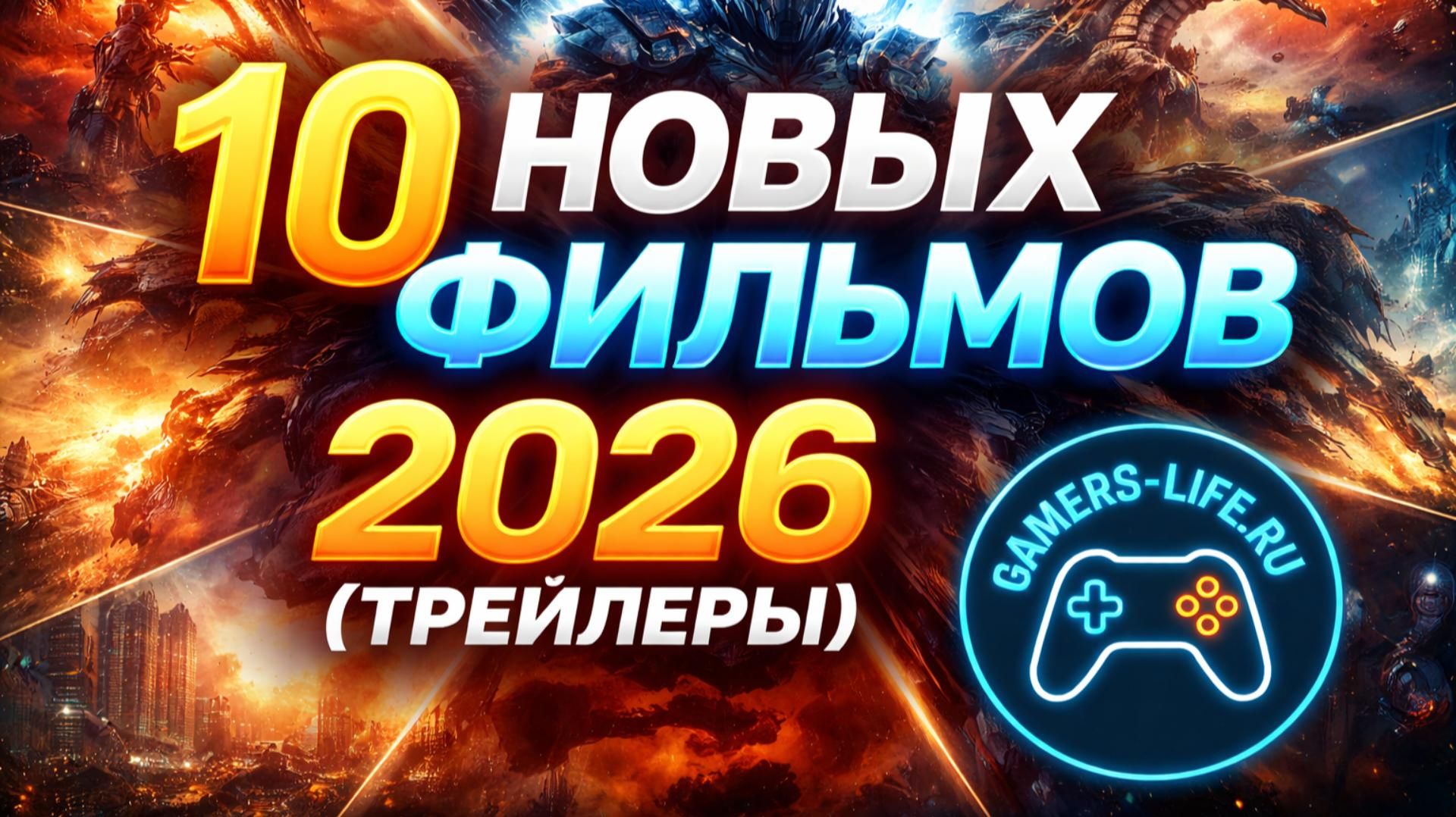 10 Новых фильмов 2026 (Трейлеры)