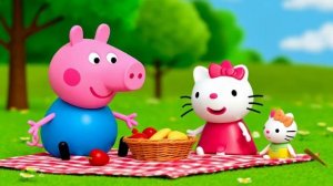мультики для детей, коте, хеллоу китти, котэ, лол, свинка пеппа, кошечки собачки, три кота