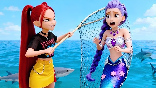 Спасение русалки Руми и малышки Руми от заговора Миры. Охотники на демонов смотреть онлайн