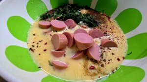 Омлет на кефире