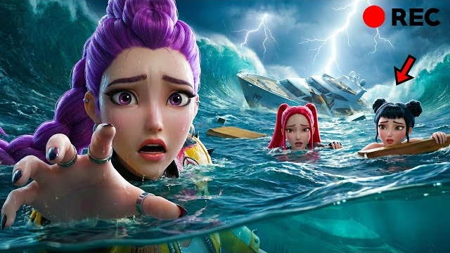 Руми исследует бермудский треугольник. Лучшее приключение охотников на демонов смотреть онлайн