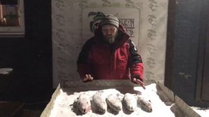 улов форели у Юрия