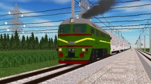 Проезжающие поезда в игре SkyRail (часть 8)