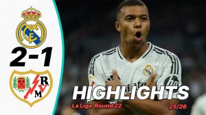 Реал 2:1 Райо Вальекано. Обзор матча. Ла Лига, 22 тур.