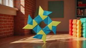 Как сделать бумажные звездочки ниндзя (Сюрикэн) - Оригами
