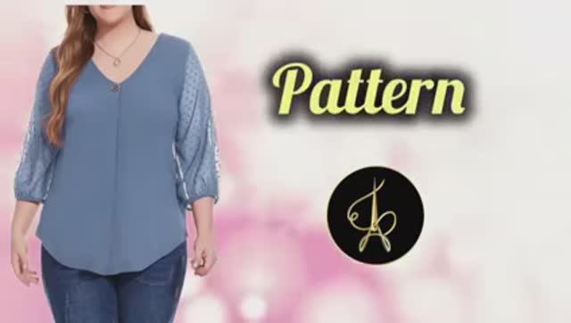 Построение выкройки блузки смотреть онлайн