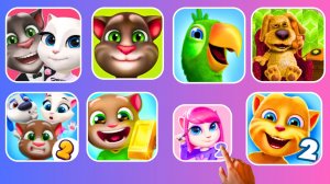 Tom loves Angela, My Tom,Talking Pierre,Talking Ben,Tom_Friends 2,Tom Run gold,My Angela 2,Ginger 2.