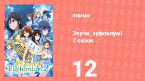 Звучи, эуфониум! 2 сезон 12 серия «Последний конкурс» (аниме-сериал, 2015)