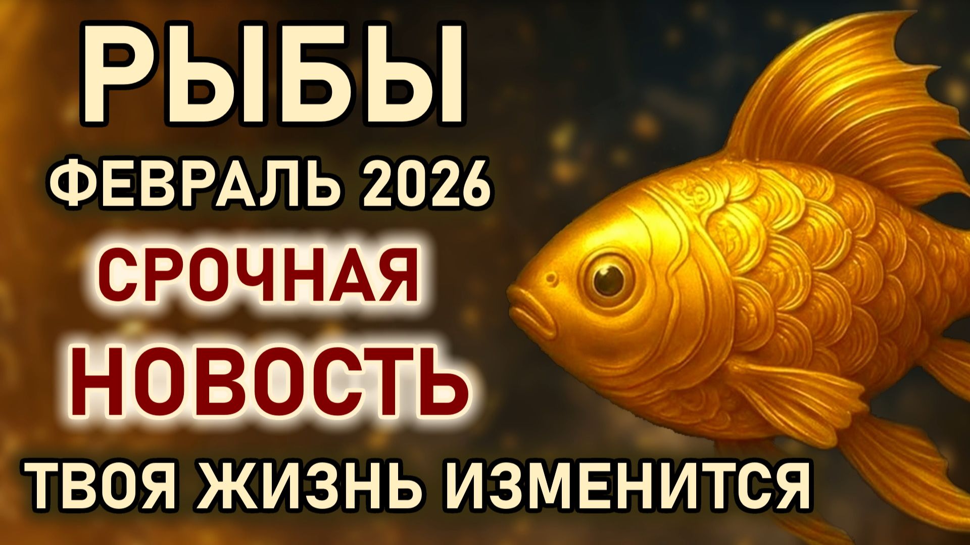 Рыбы. Февраль твоя жизнь изменится под влиянием планет. Срочная новость. Гороскоп февраль 2026 Рыбы смотреть онлайн