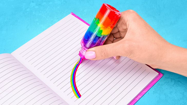 Ух ты! 🌈 Радужные поделки для школы и дома ✂️✨ смотреть онлайн