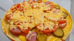 Пицца из тортильи