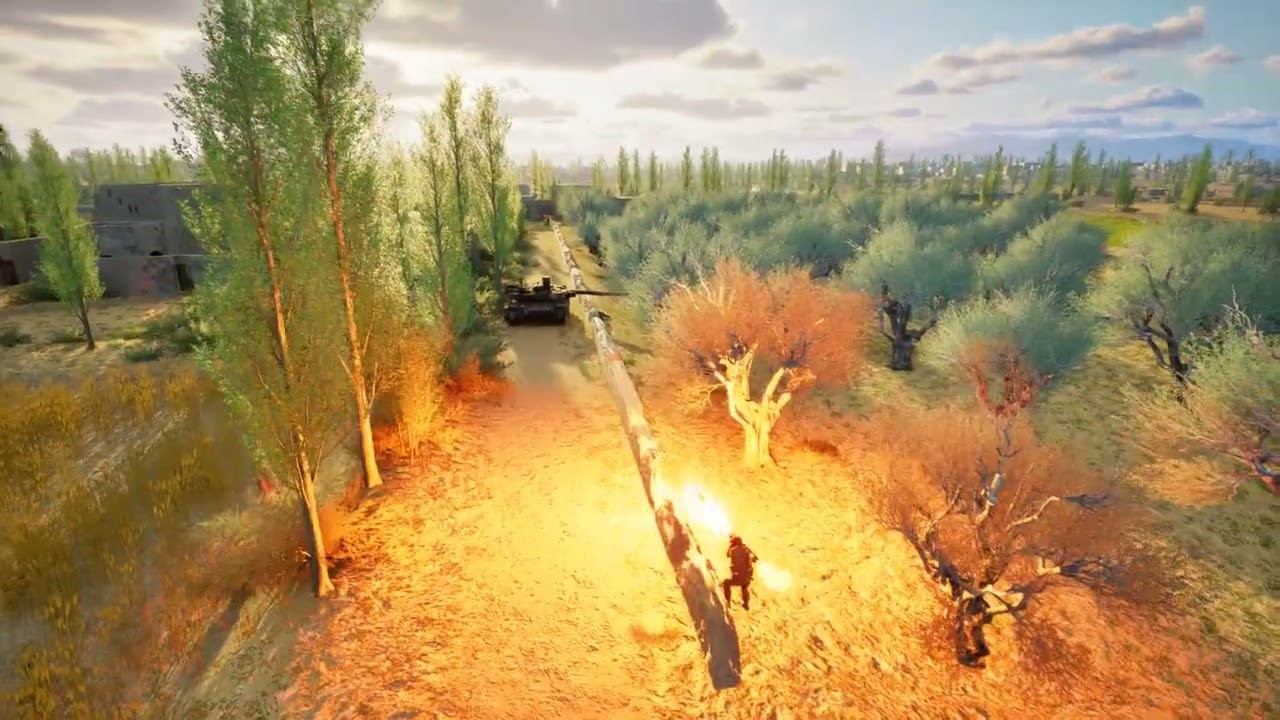 Танковый рейд на Мутахе в SQUAD 10.2 смотреть онлайн