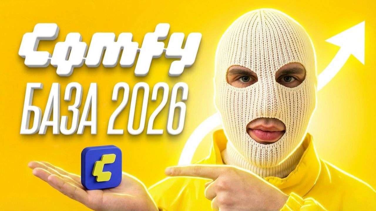 ComfyUI: ПОЛНЫЙ ГАЙД 2026 - как обновить добавить workflow ноды и подключить LoRA