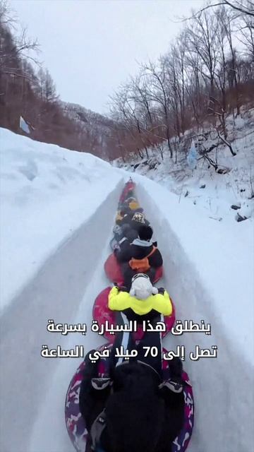 ❄️В Китае запустили уникальный снежный аттракцион