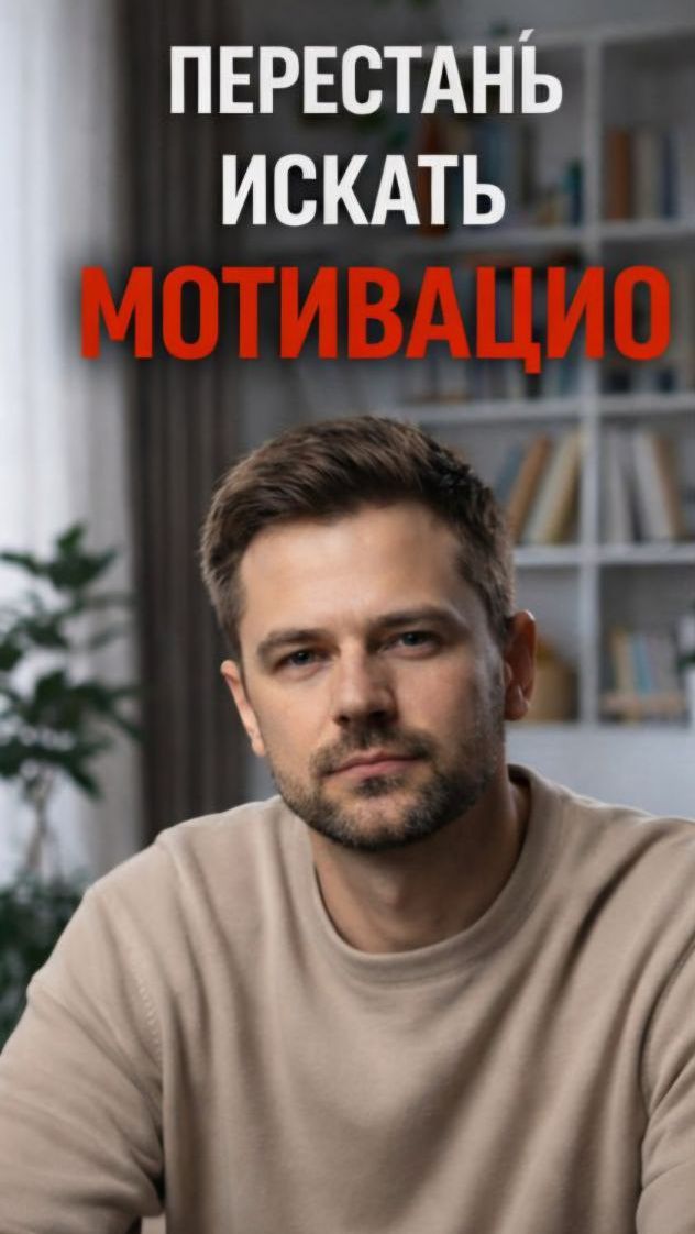 Перестань искать мотивацию