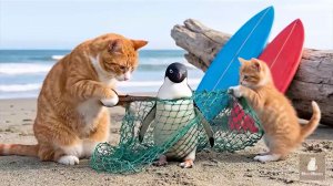 Котики спасают Пингвина